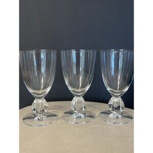 Schott Zwiesel Conte Fine Crystal Water Goblet 6-5/8" w/Knobbed Stem - Set of 3